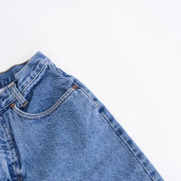 Vintage Bluenotes Mid-Wash High  Waisted Semi Relaxed Boot Cut Blue Jeans 28x30 - Picture 7 of 13